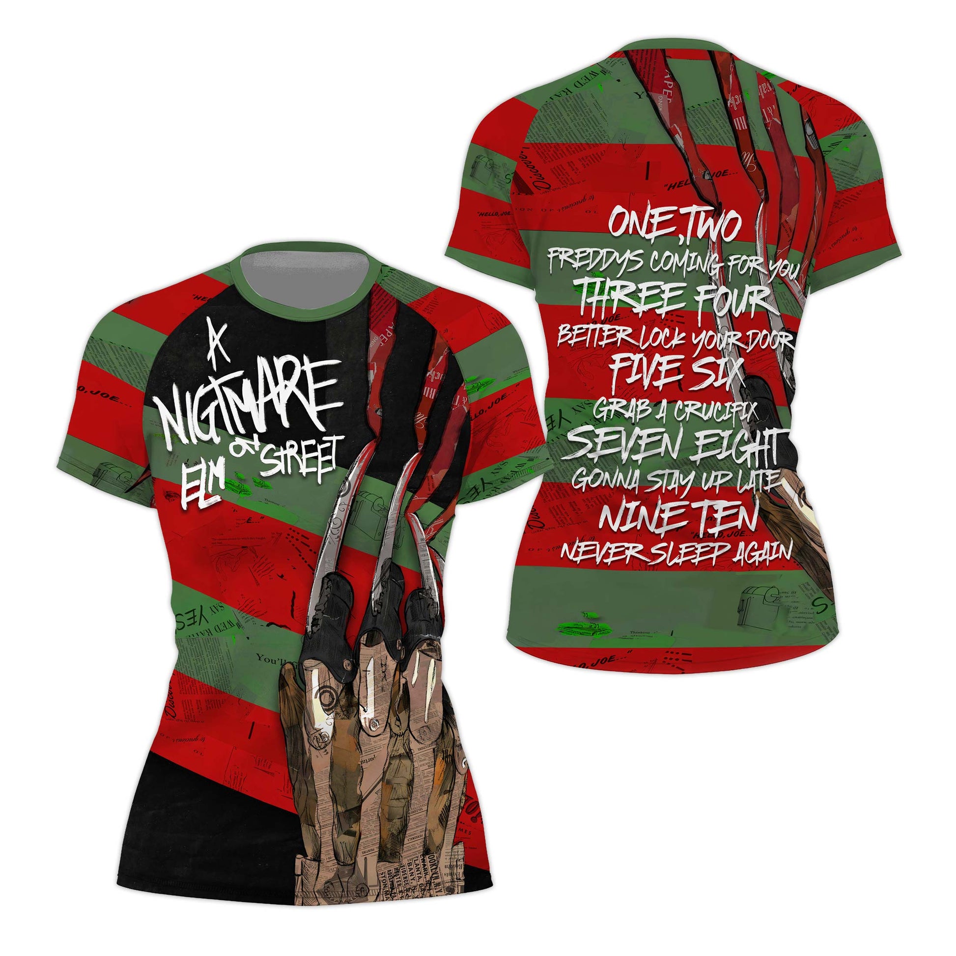 Freddy Krueger Rash Guard