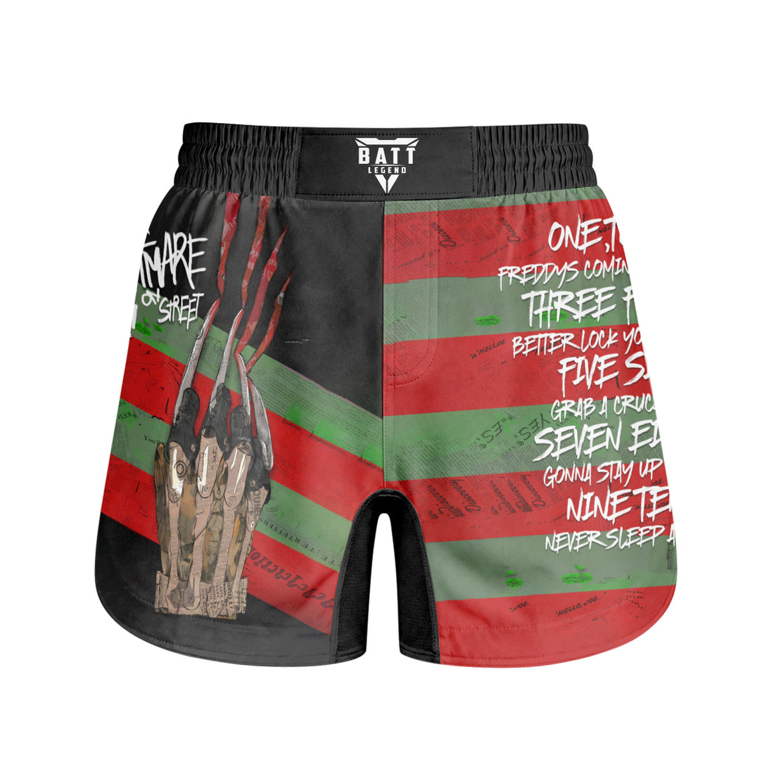 Freddy Krueger Grappling Shorts