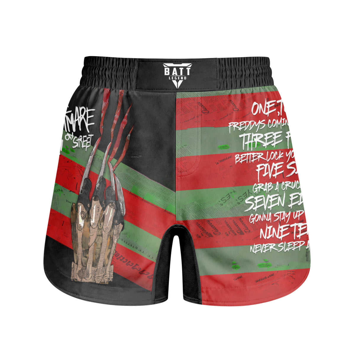 Freddy Krueger Grappling Shorts