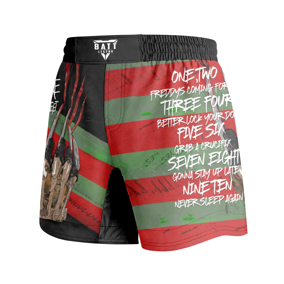 Freddy Krueger Grappling Shorts