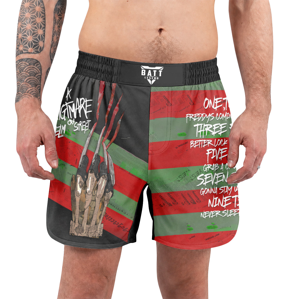Freddy Krueger Grappling Shorts