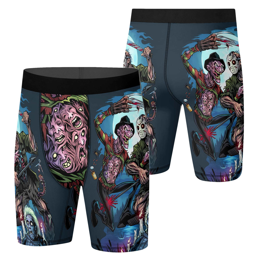 Freddy-vs-Jason-Compression-Shorts