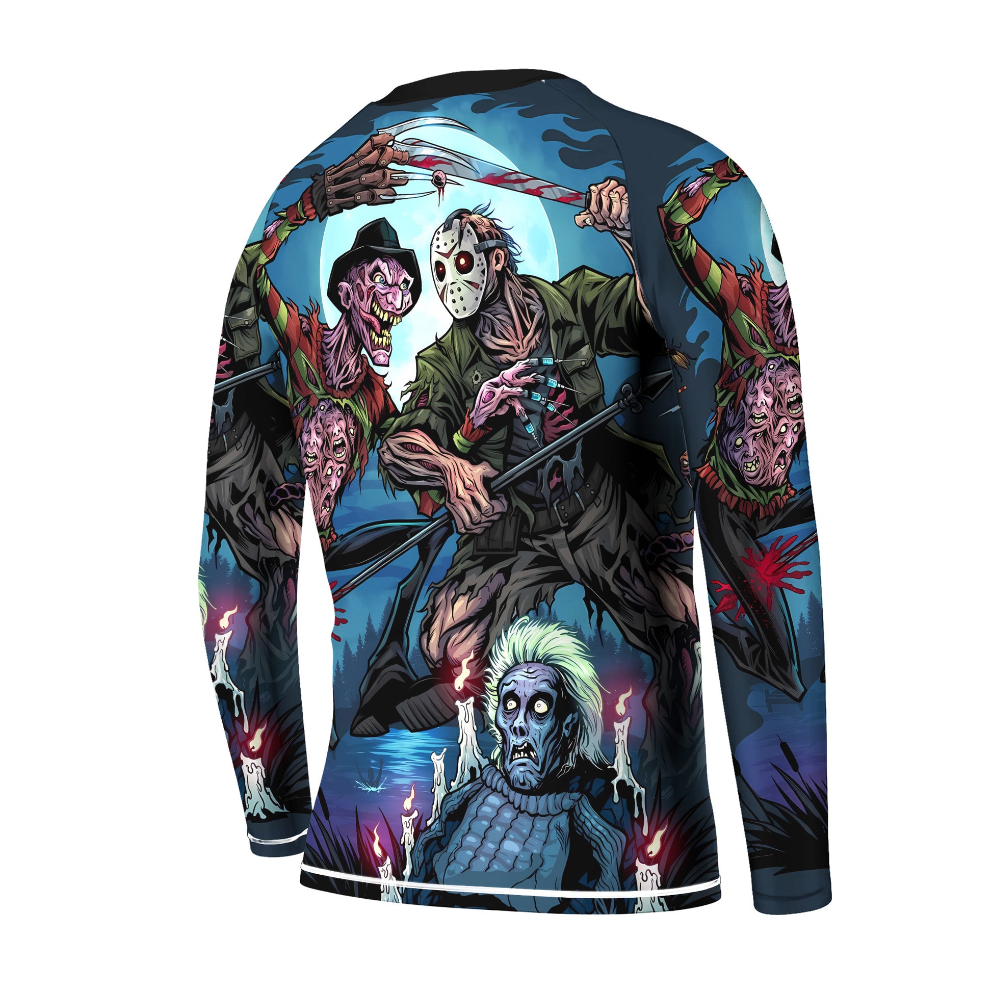 Freddy vs Jason Kids Rash Guard