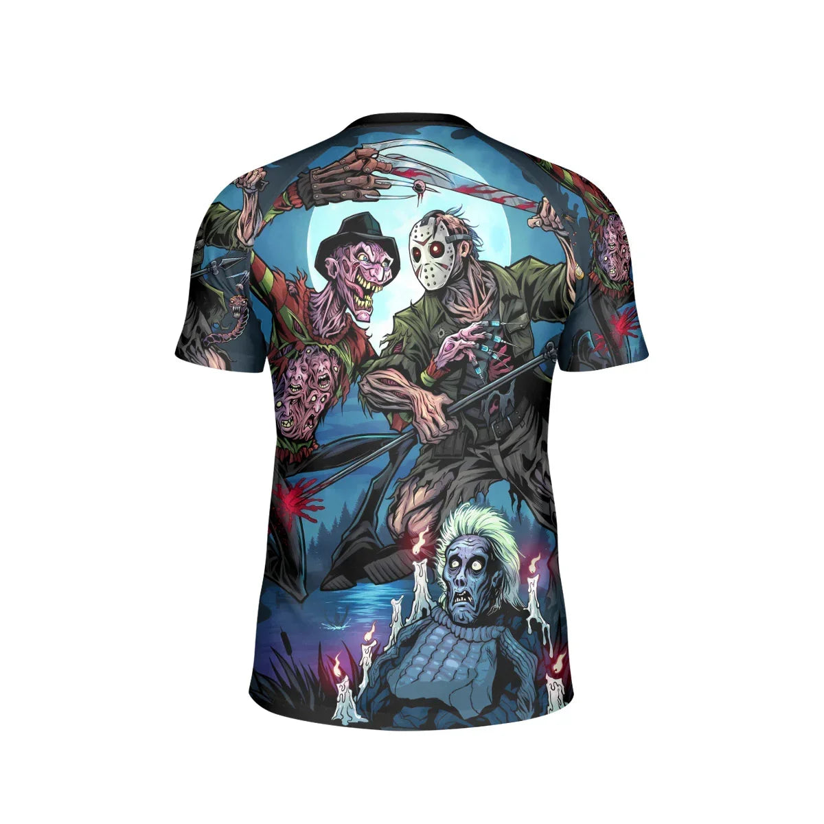 Freddy vs Jason Kids Rash Guard