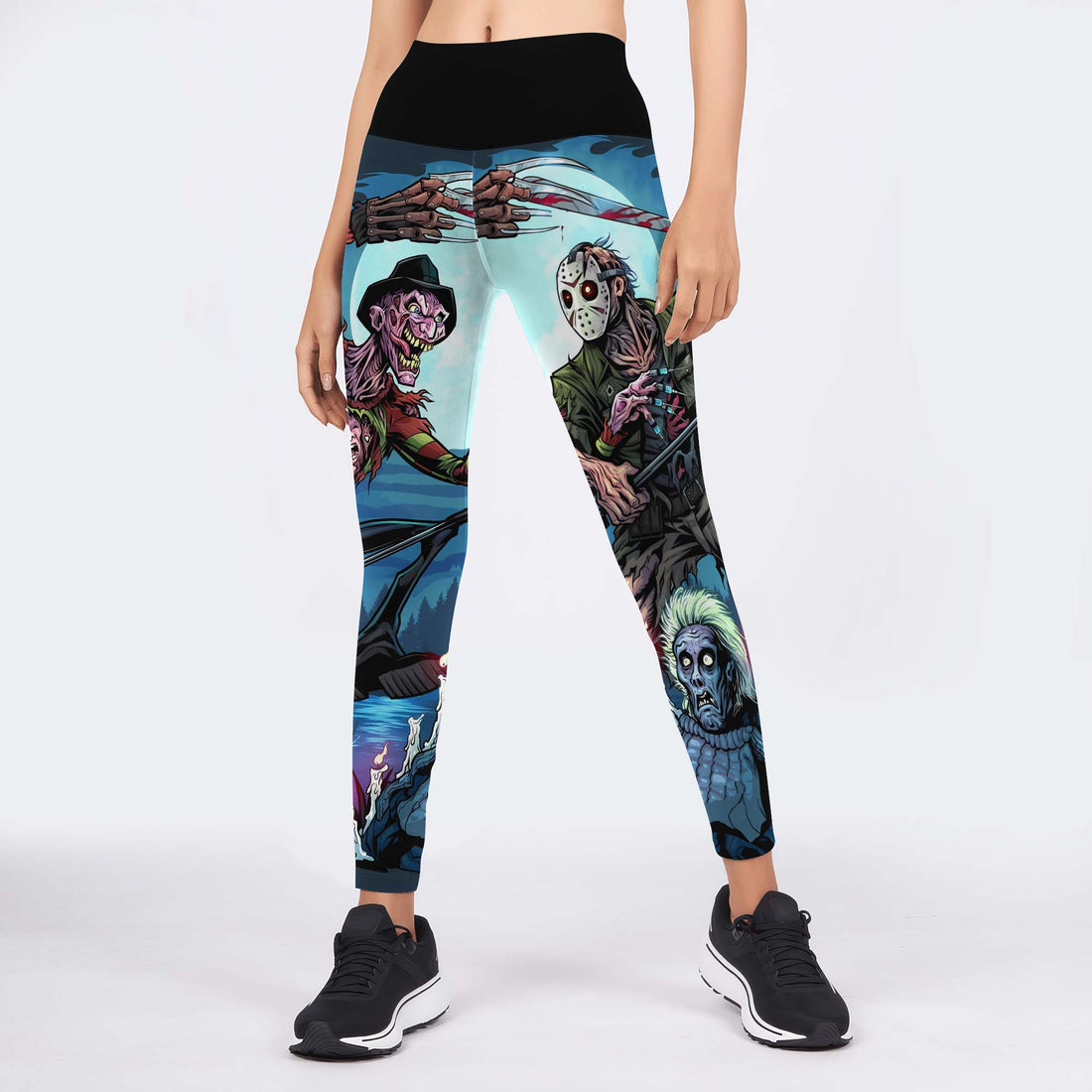 Freddy vs Jason Leggings