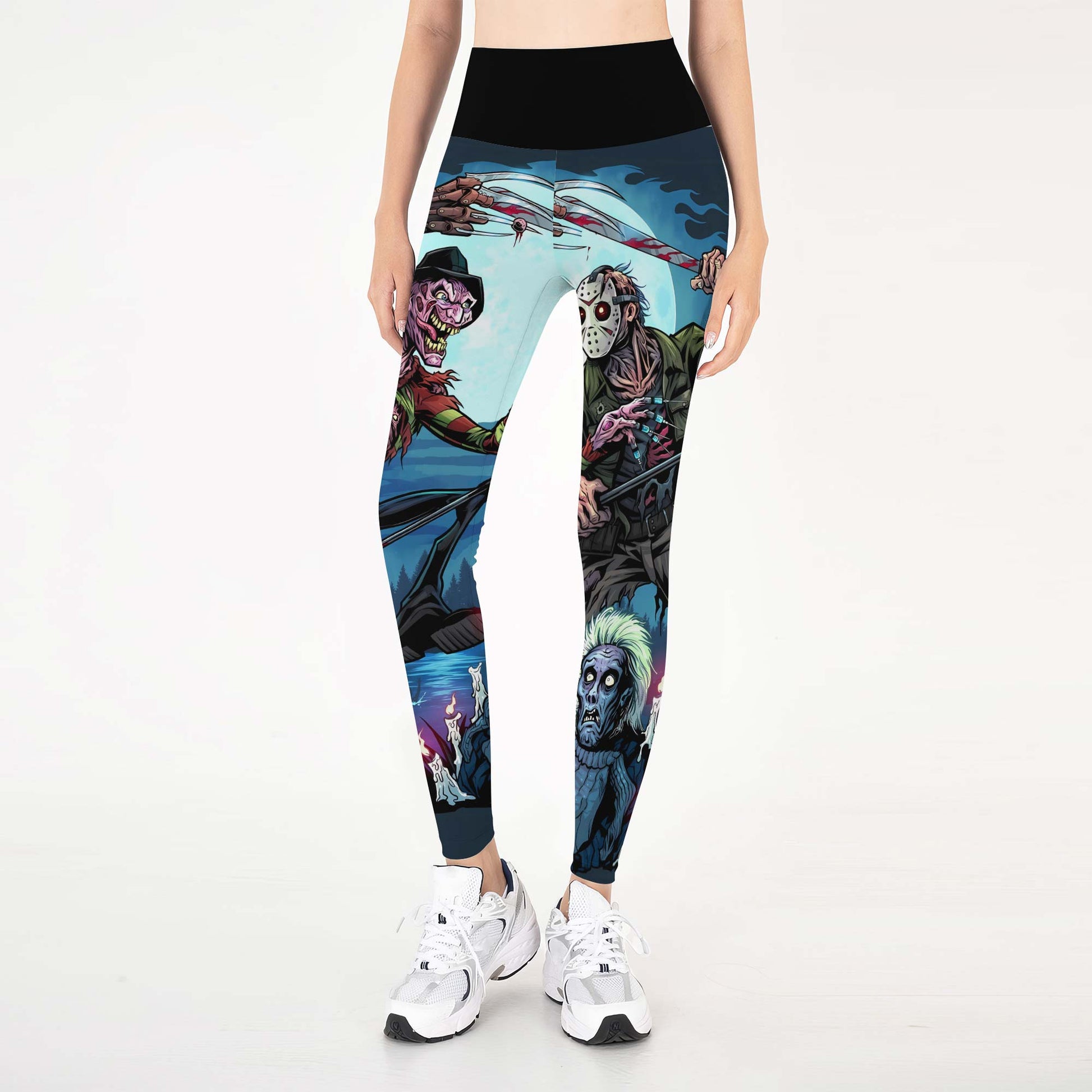 Freddy vs Jason Leggings