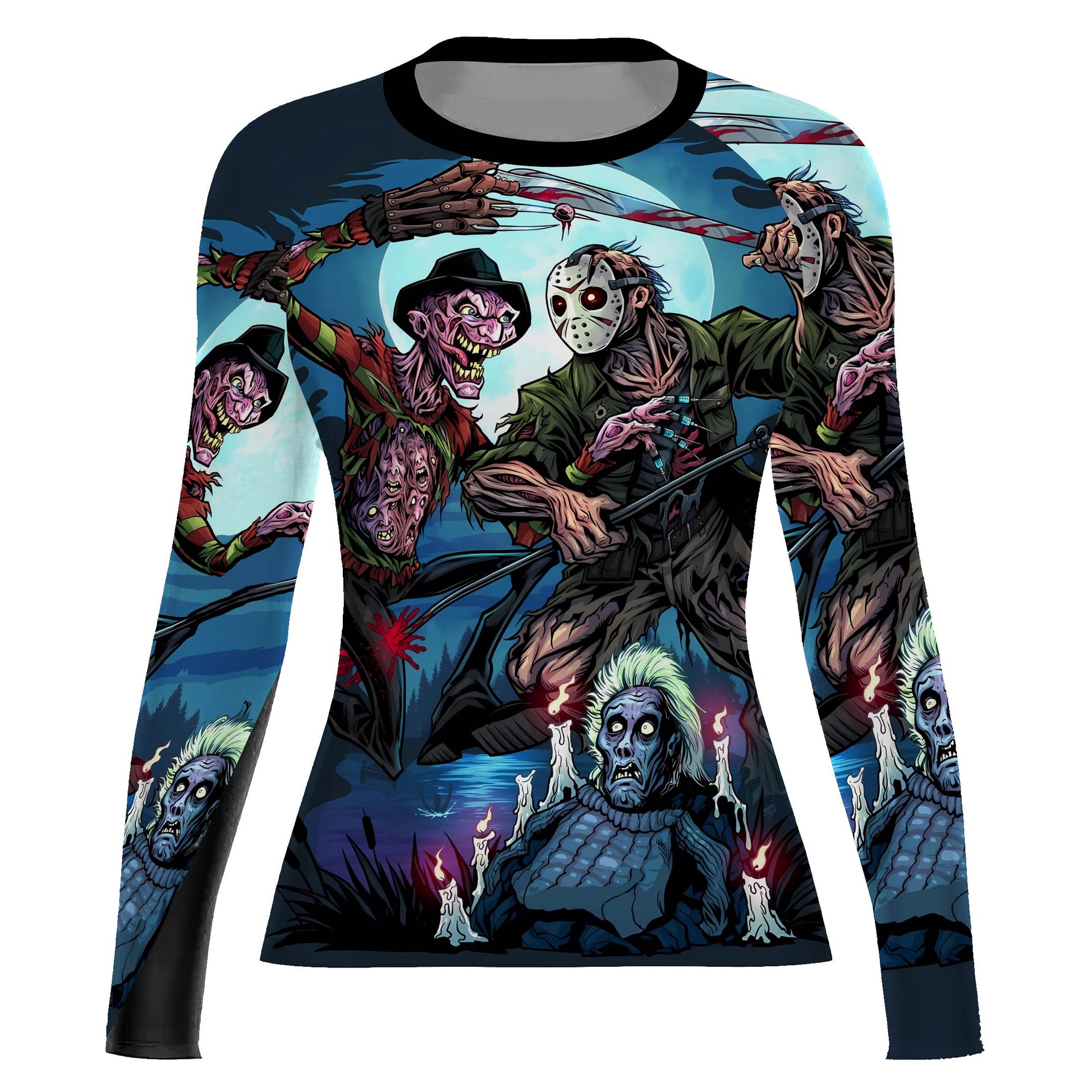 Freddy vs Jason Rash Guard