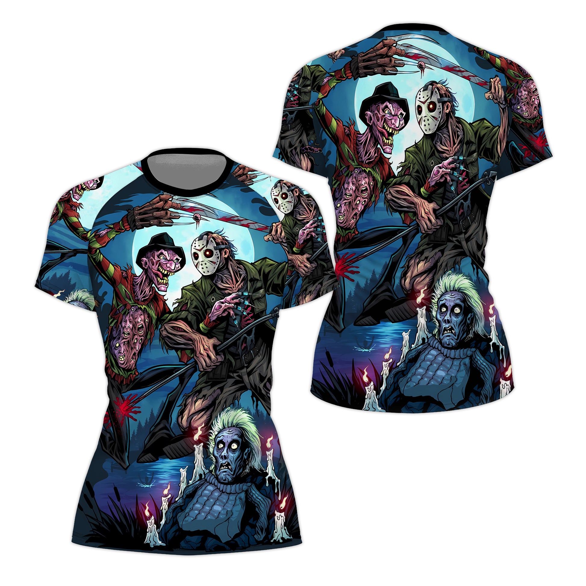 Freddy vs Jason Rash Guard