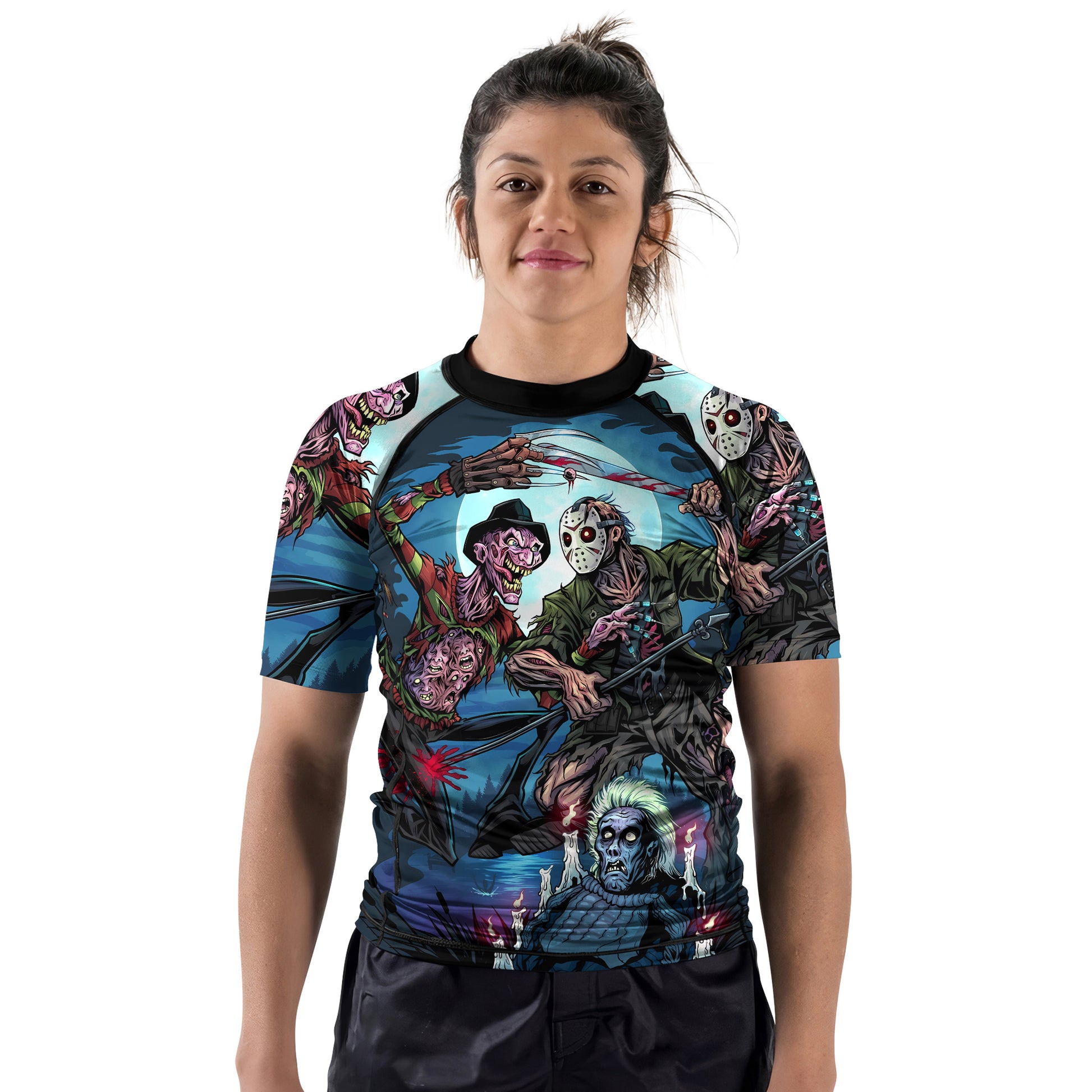 Freddy vs Jason Rash Guard