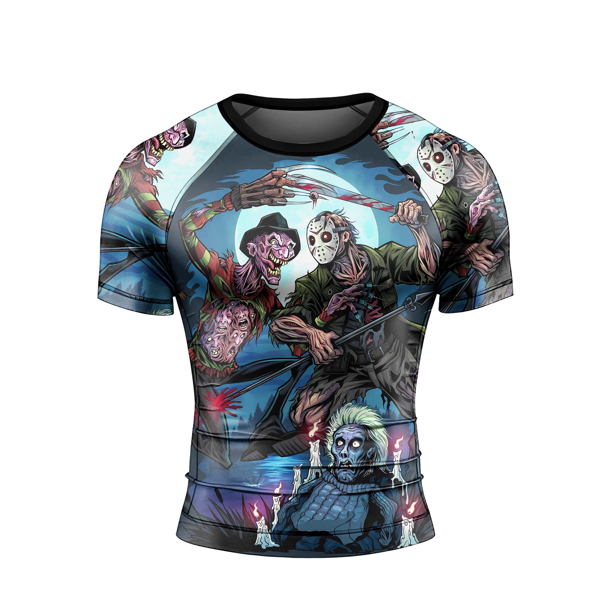 Freddy vs Jason Rash Guard