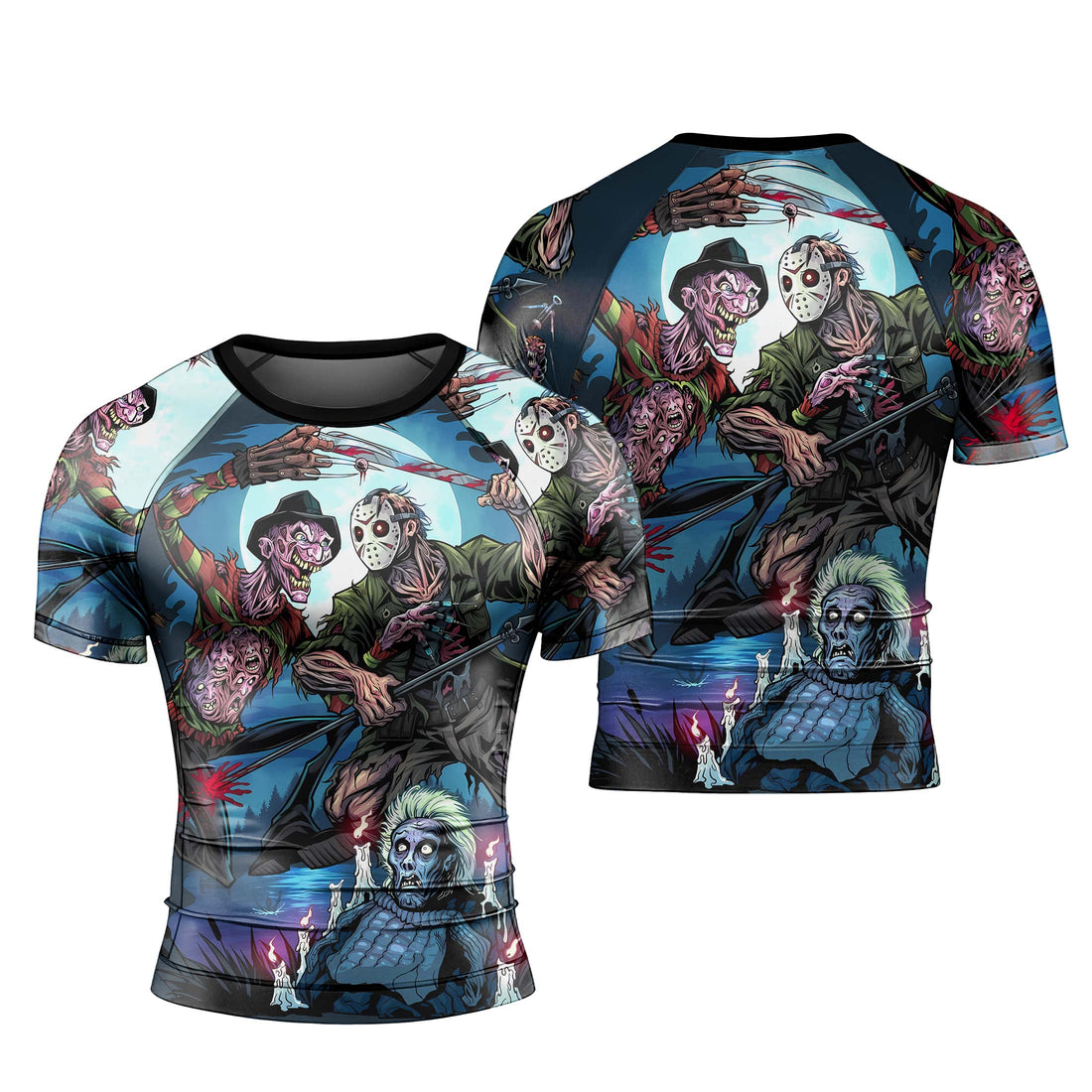 Freddy vs Jason Rash Guard
