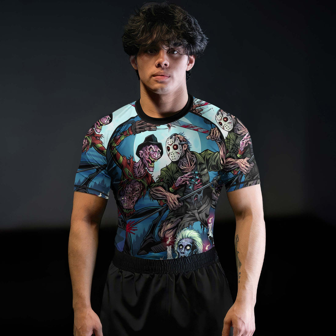 Freddy vs Jason Rash Guard