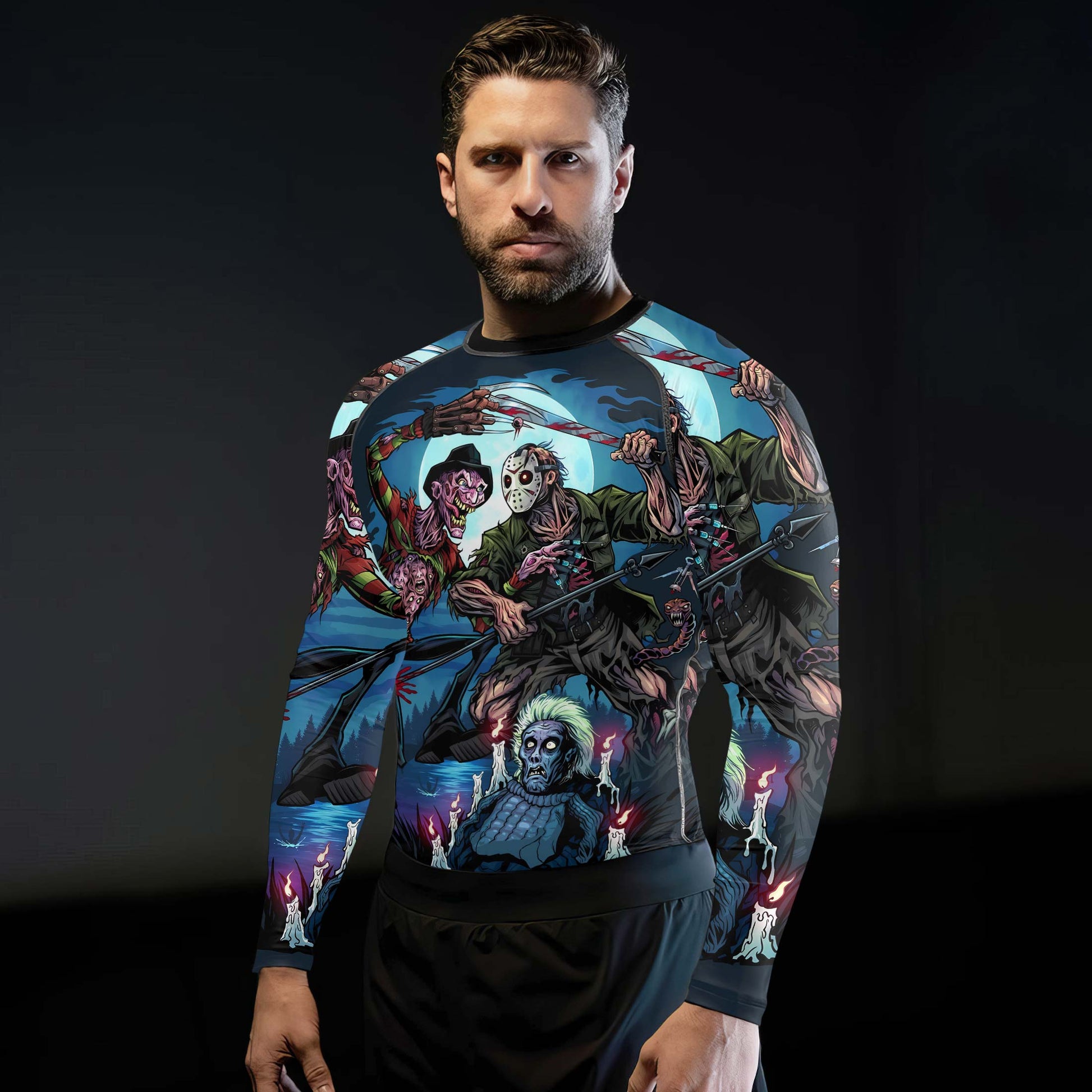 Freddy vs Jason Rash Guard