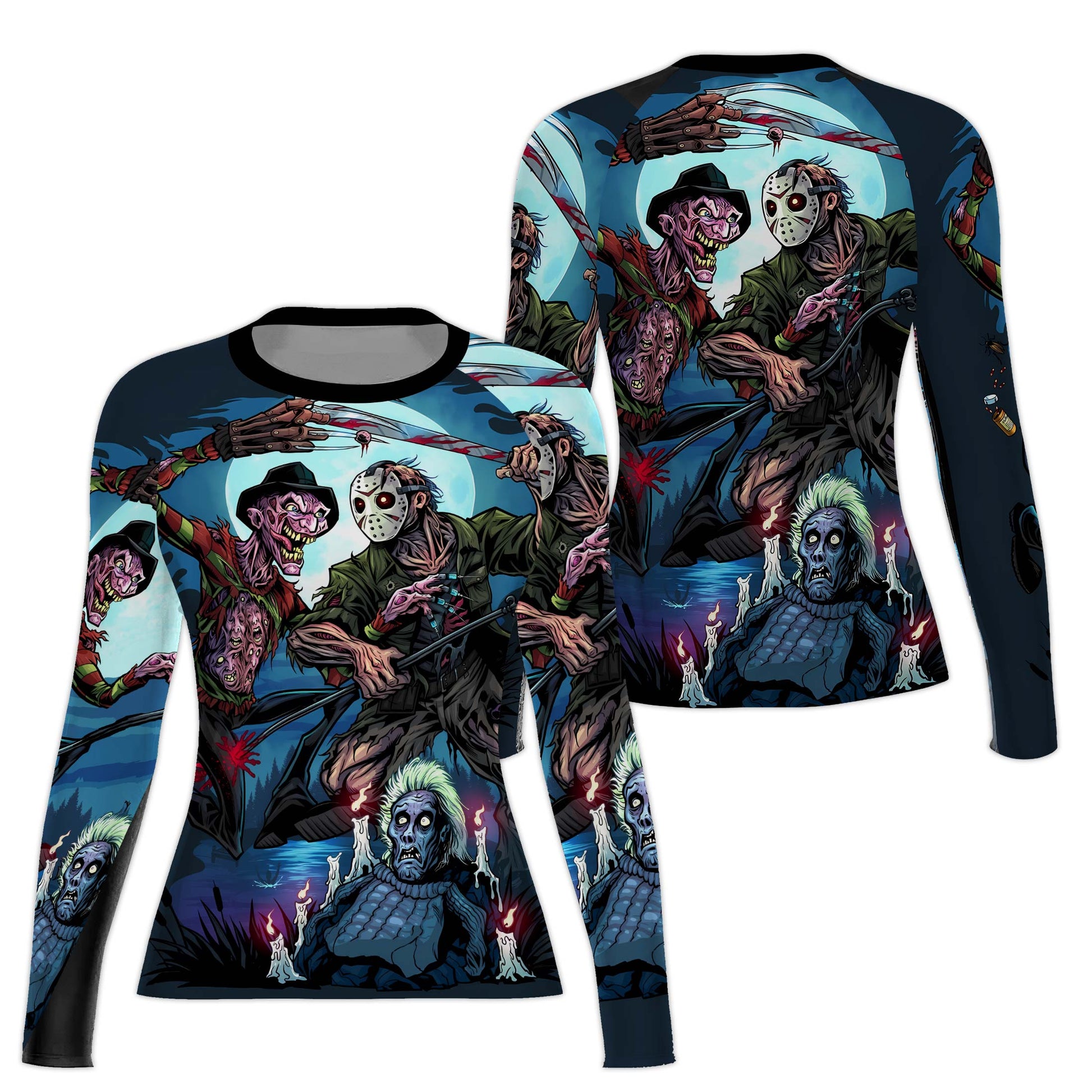 Freddy vs Jason Rash Guard
