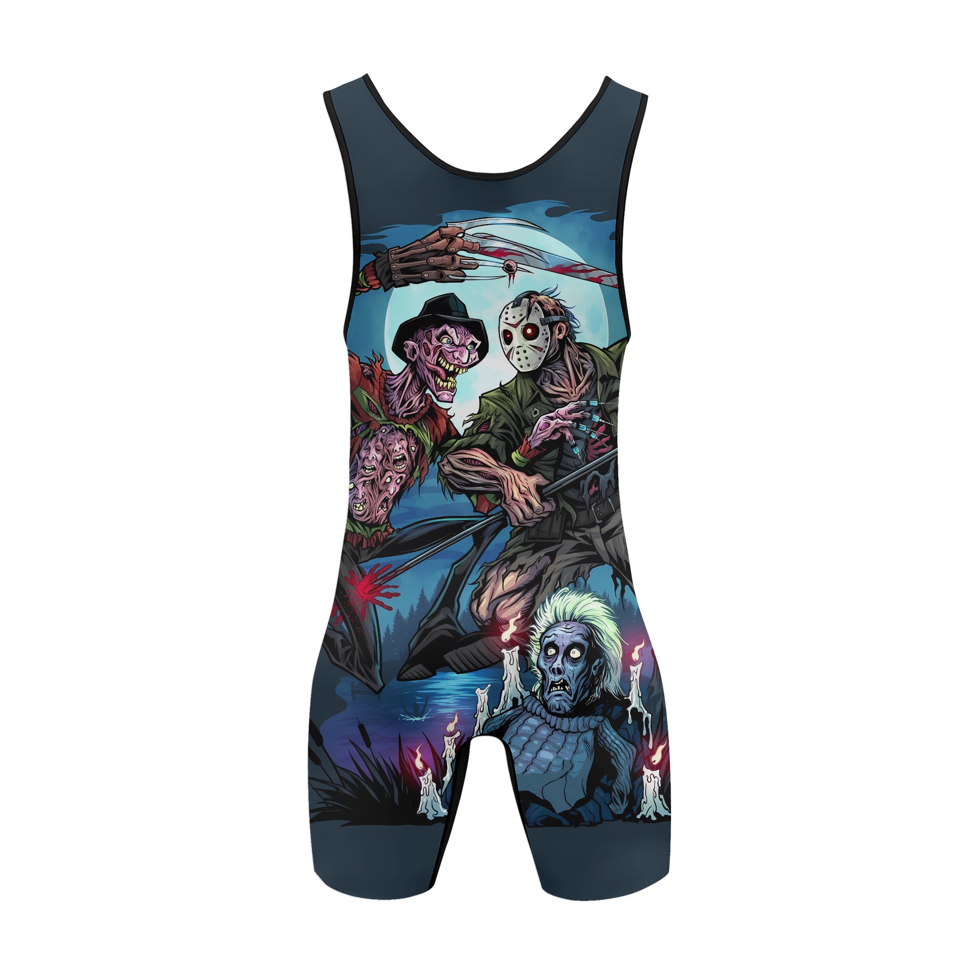 Freddy vs Jason Wrestling Singlet