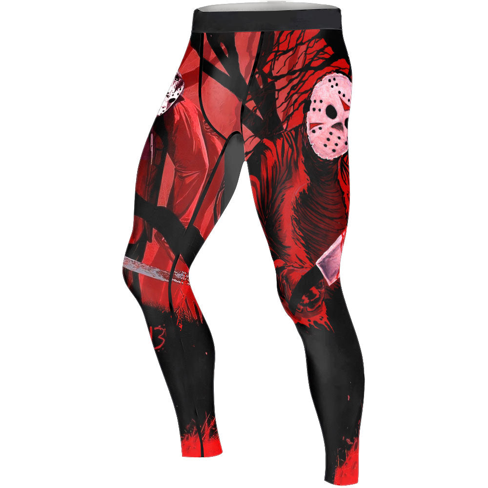 Friday the 13th Men's Compression Leggings