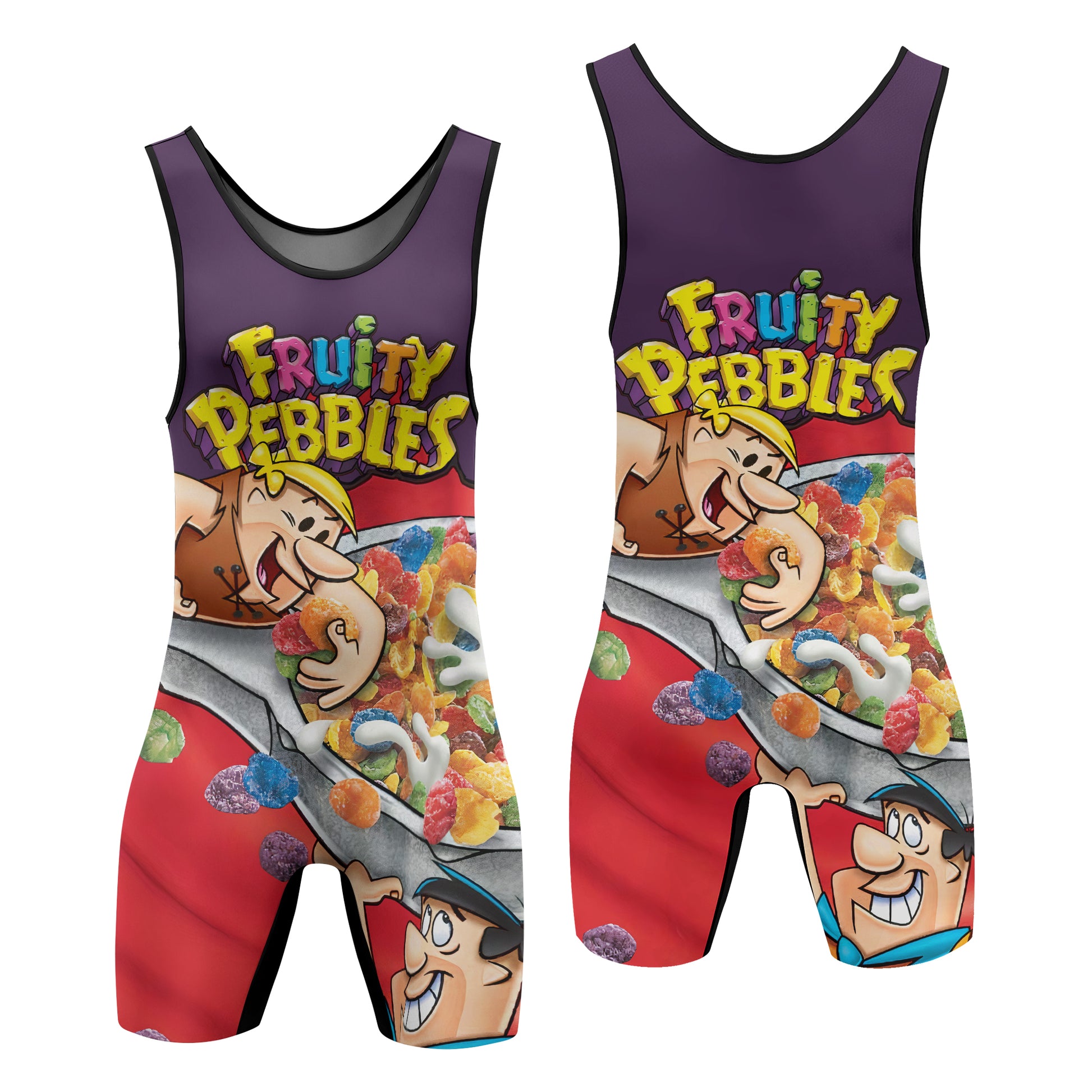 Fruity Pebbles Wrestling Singlet