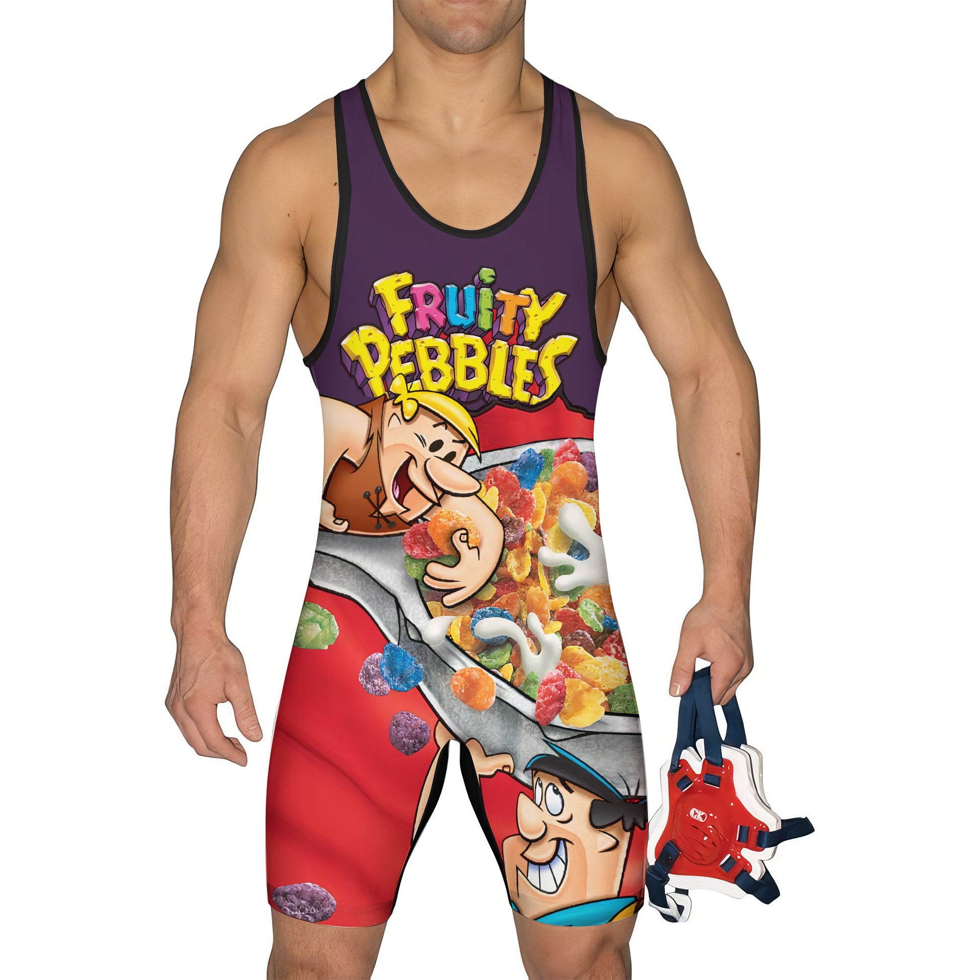 Fruity Pebbles Wrestling Singlet