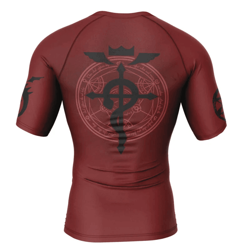 Fullmetal Alchemist Flamel Symbol Rash Guard