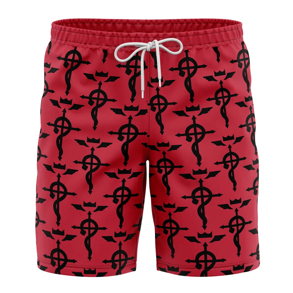 Fullmetal Alchemist Flamel Symbol Swim Trunks