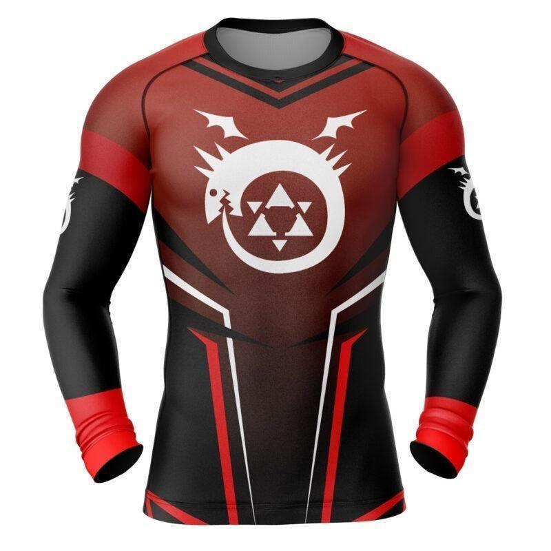 Fullmetal Alchemist Homunculus Symbol Rash Guard | Athletic Rash Guard