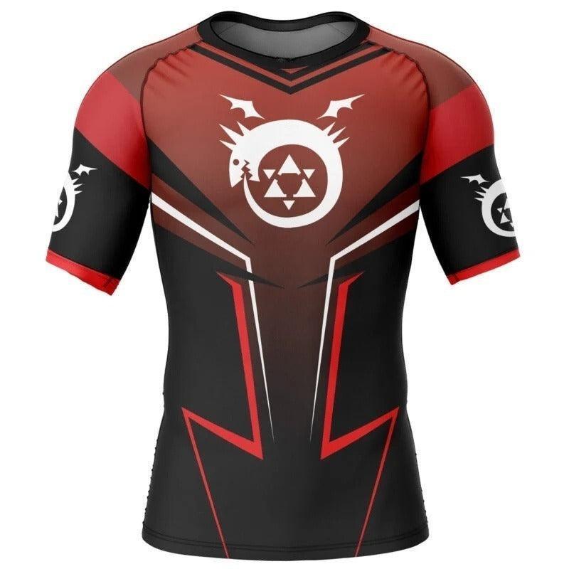 Fullmetal Alchemist Homunculus Symbol Rash Guard | Athletic Rash Guard