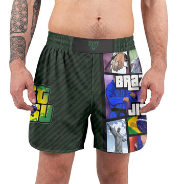 GTA Brazilian Jiu Jitsu Grappling Shorts
