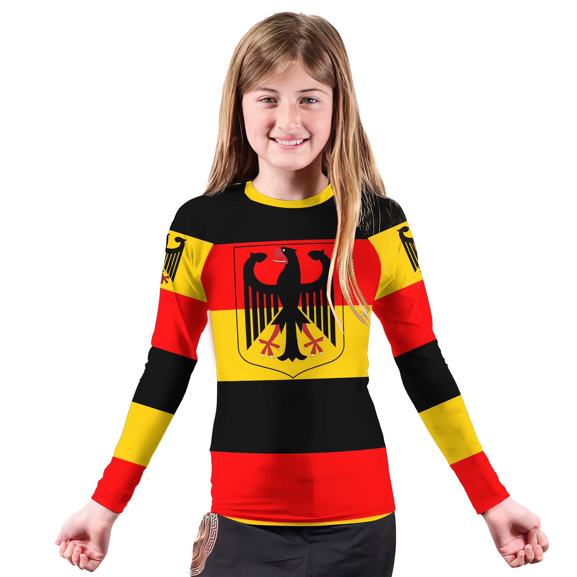 Germany Eagle Kids Rash Guard