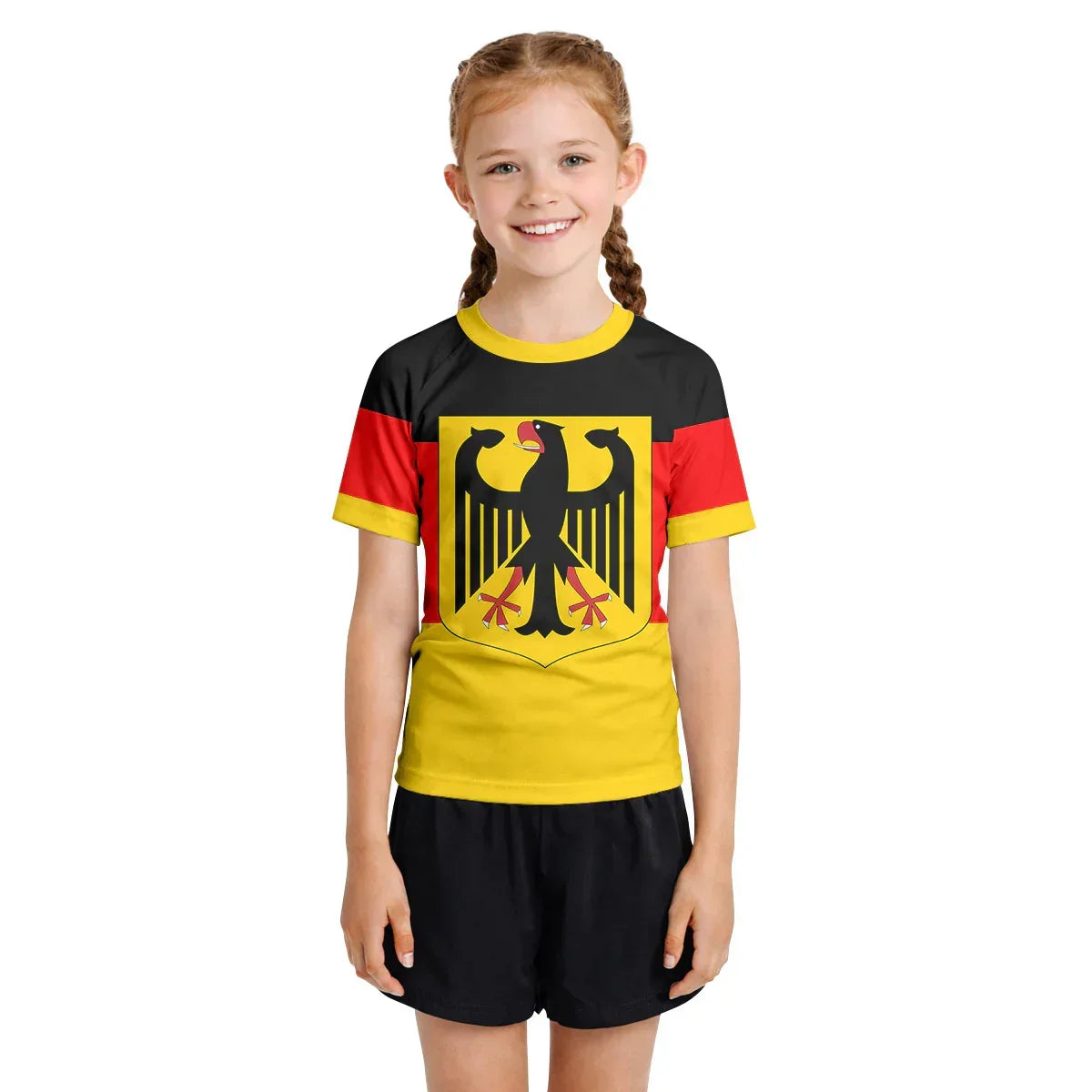 Germany Flag Kids Rash Guard