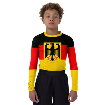 Germany Flag Kids Rash Guard