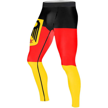 Germany Flag Men's Compression Leggings