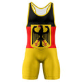 Germany Flag Wrestling Singlet