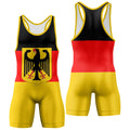 Germany Flag Wrestling Singlet