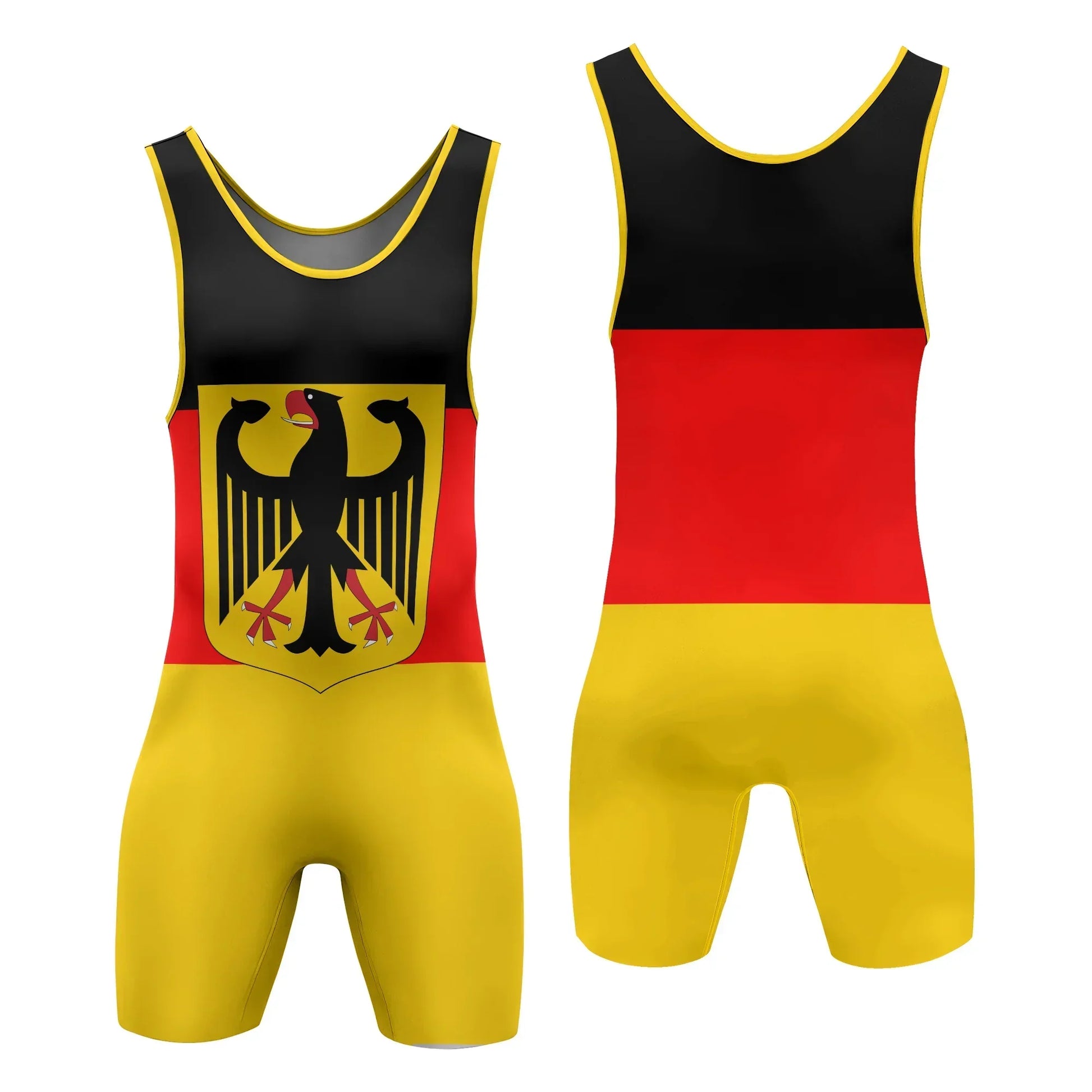 Germany Flag Wrestling Singlet