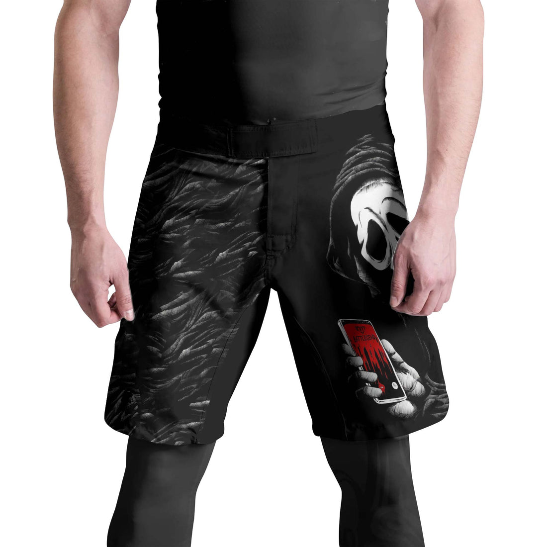 Ghostface Call Fight Shorts