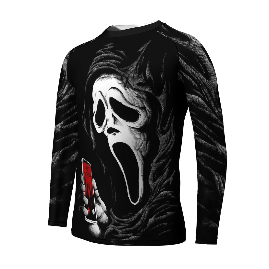 Ghostface Call Kids Rash Guard