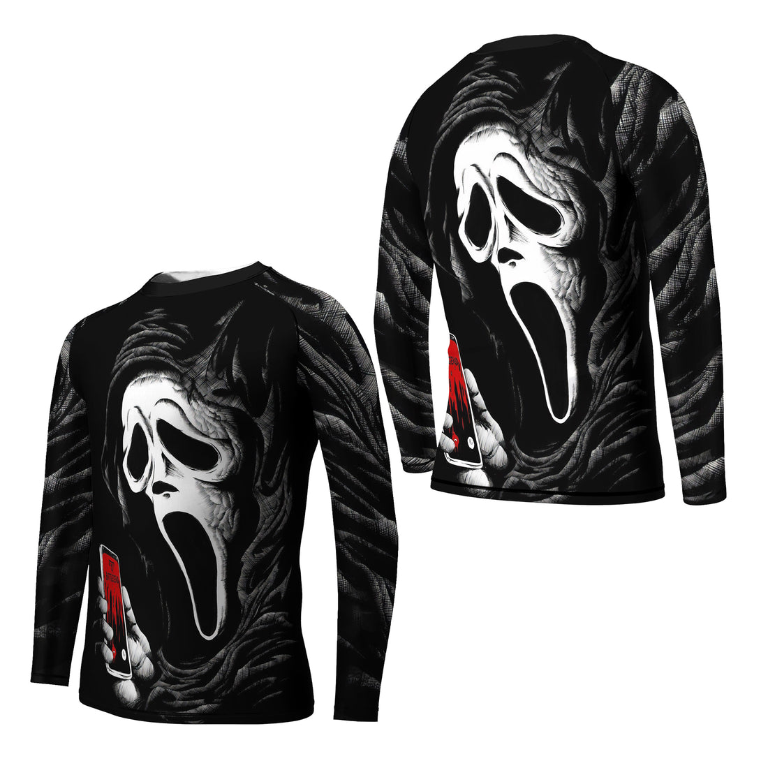 Ghostface Call Kids Rash Guard