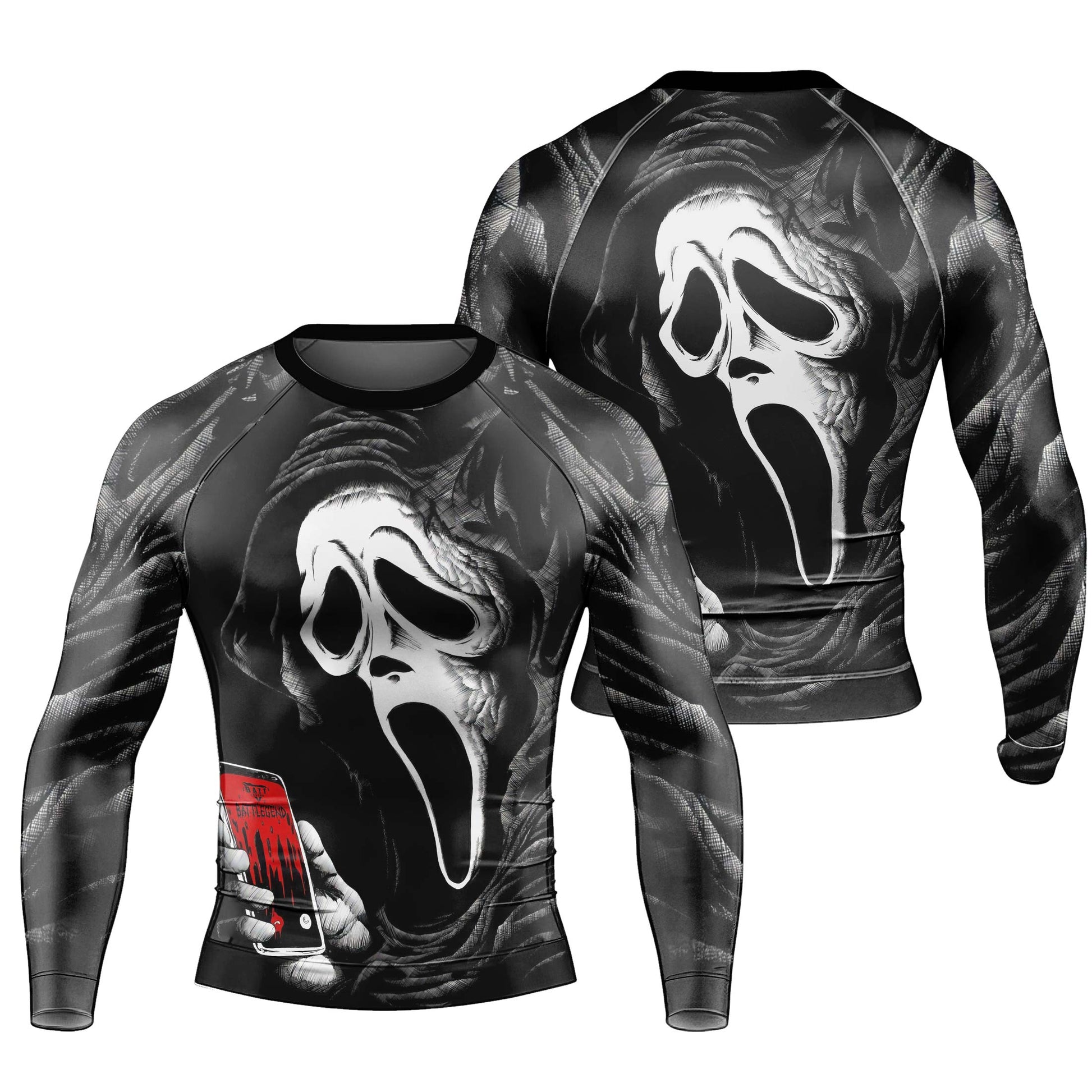 Ghostface Call Rash Guard