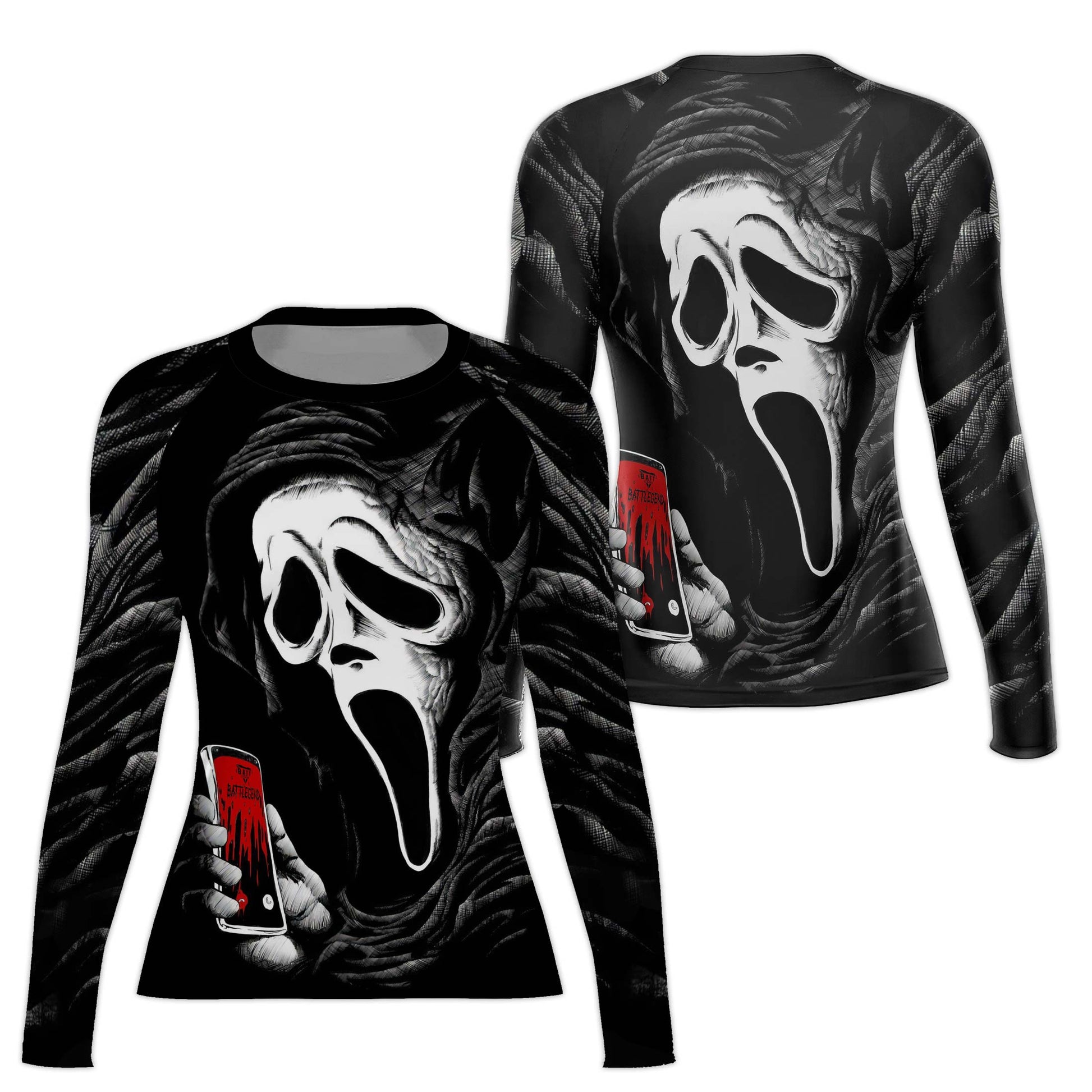 Ghostface Call Rash Guard