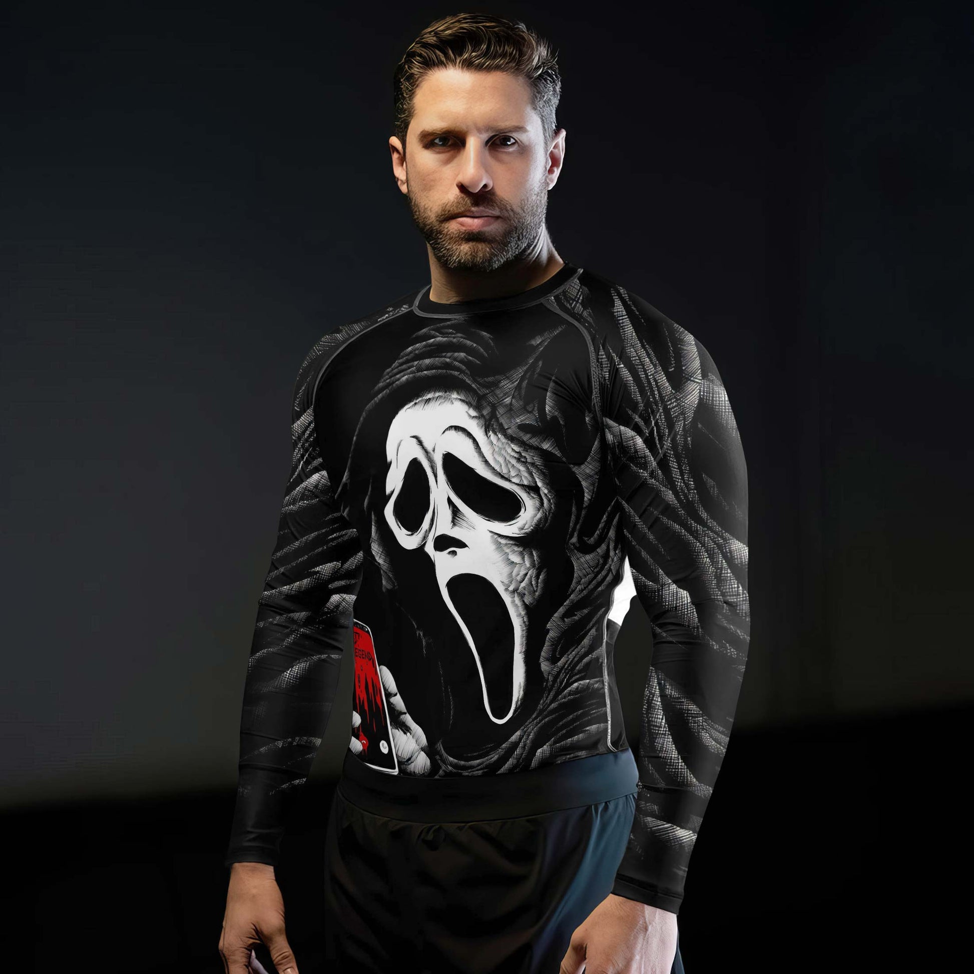 Ghostface Call Rash Guard