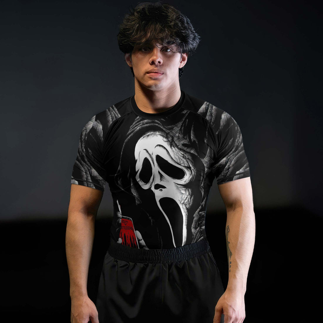 Ghostface Call Rash Guard