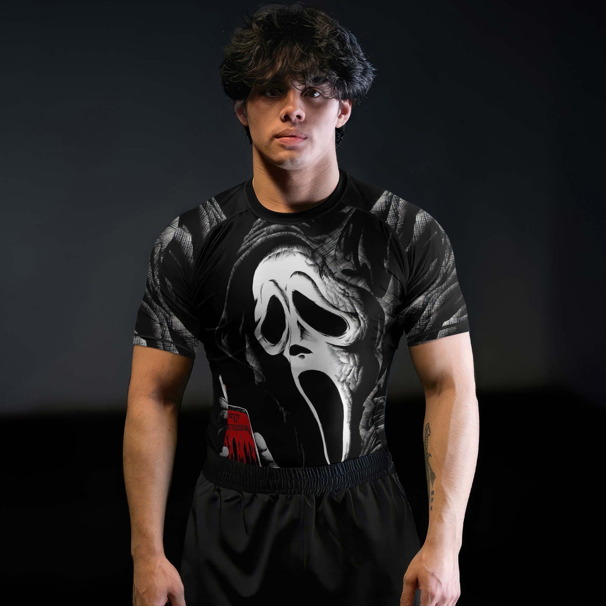 Ghostface Call Rash Guard