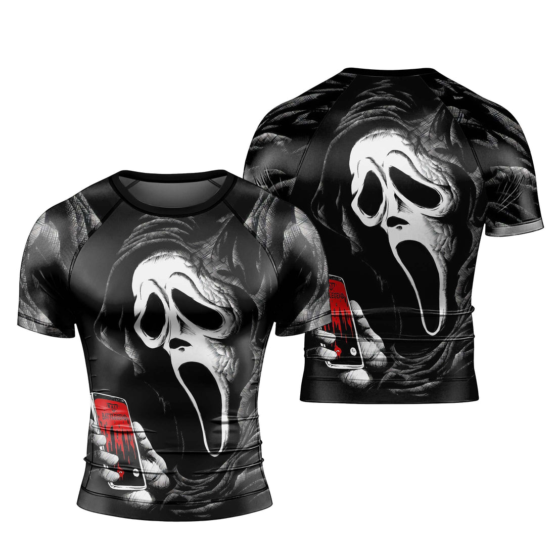 Ghostface Call Rash Guard