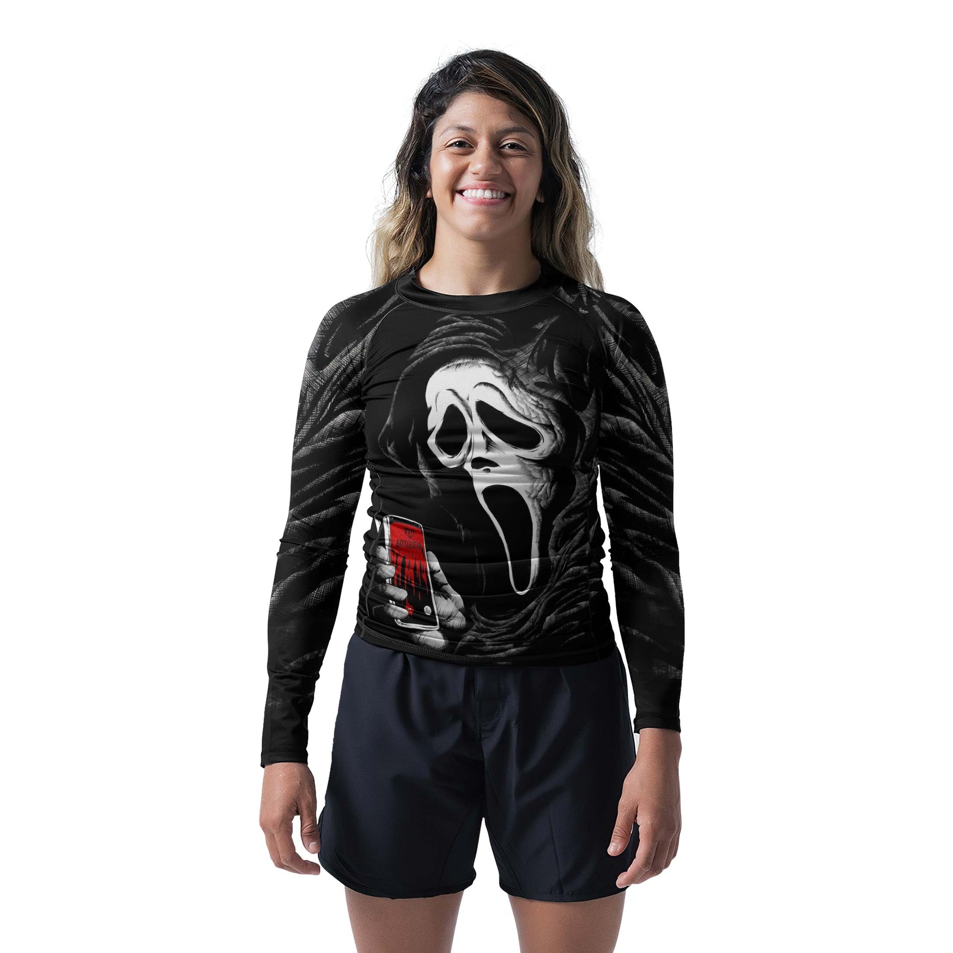 Ghostface Call Rash Guard