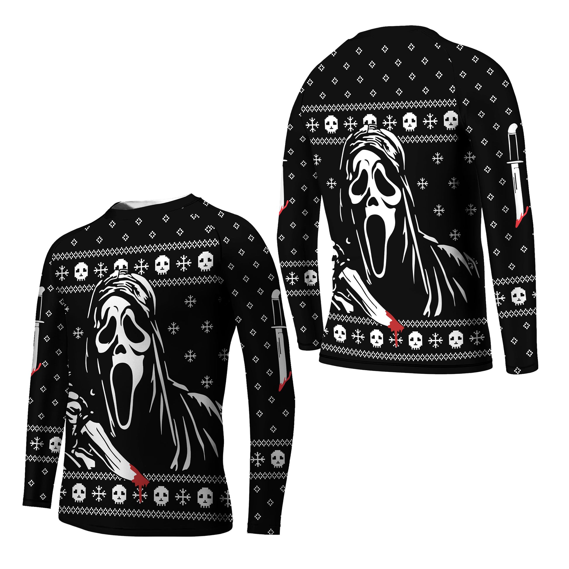 Ghostface Christmas Kids Rash Guard