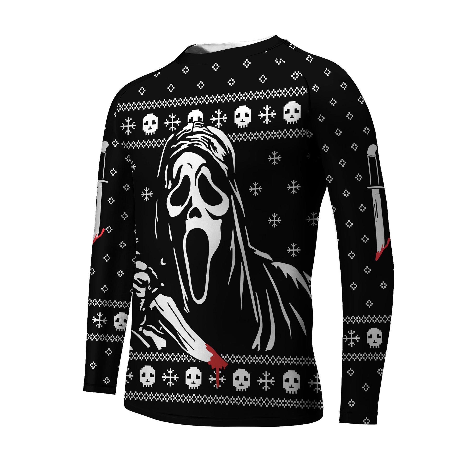 Ghostface Christmas Kids Rash Guard