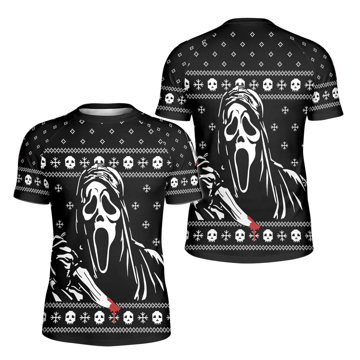 Ghostface Christmas Kids Rash Guard