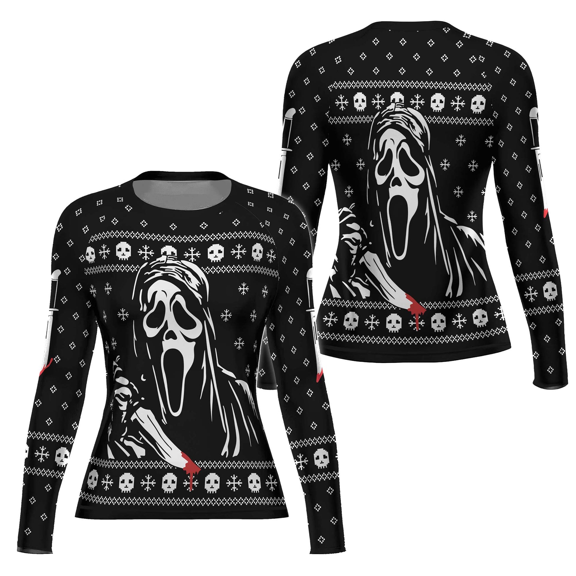 Ghostface Christmas Rash Guard
