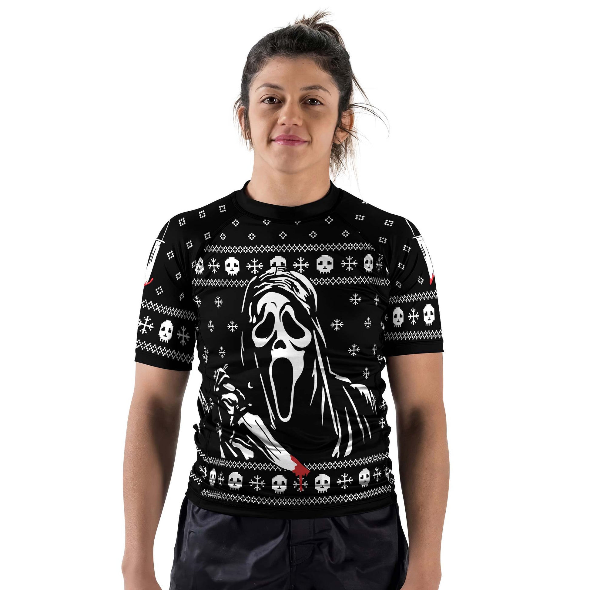 Ghostface Christmas Rash Guard