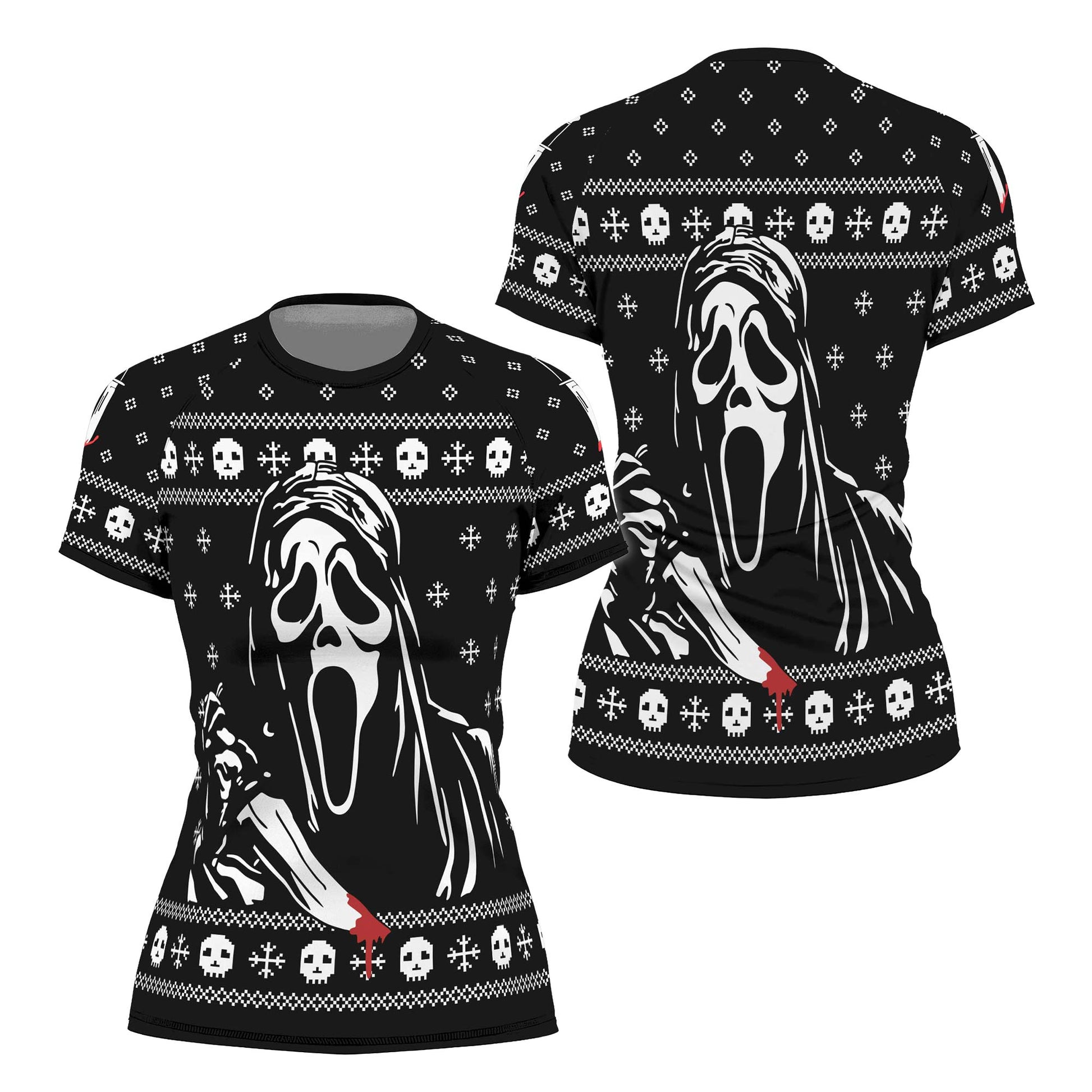 Ghostface Christmas Rash Guard